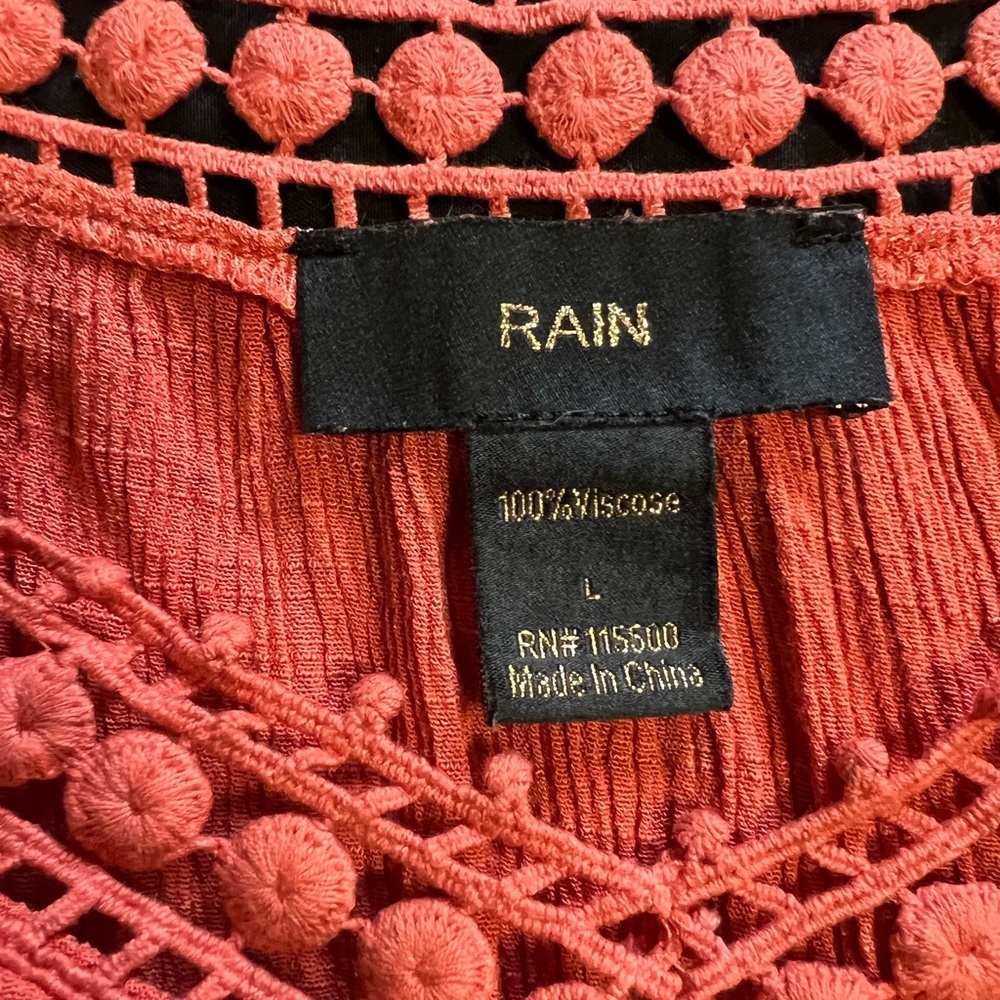 #165 Peach boho top - Picture 6 of 9